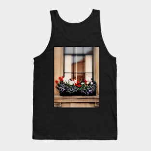 Windowsill & Spring Flowers Tank Top